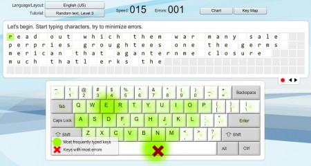 Online tastatur tester