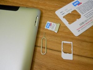 What should a SIM card be for a tablet?