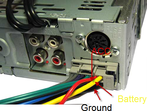 conexiune la radioul auto