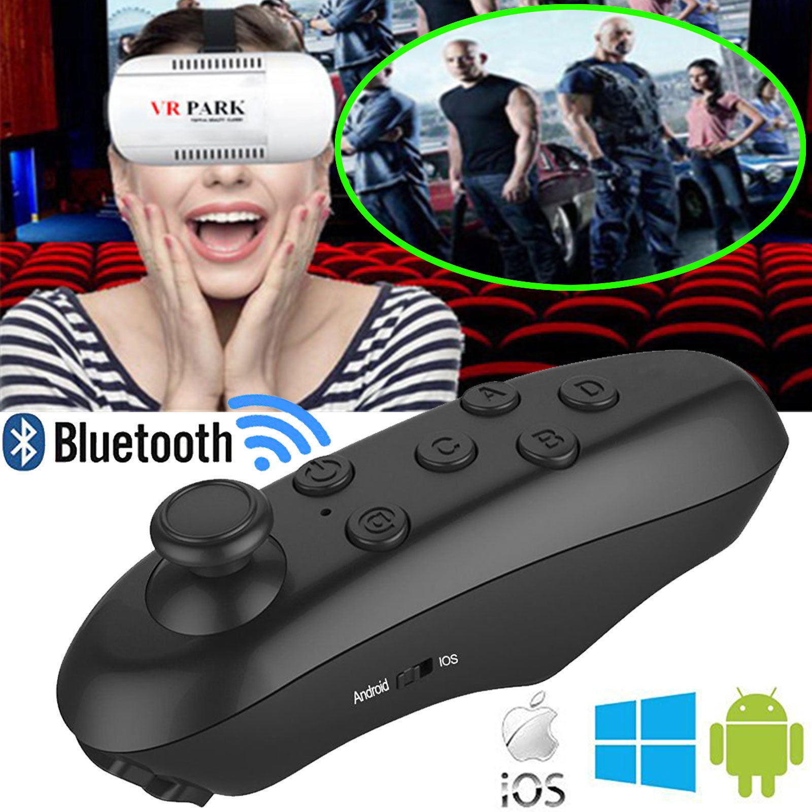 VR Box'ın özellikleri.