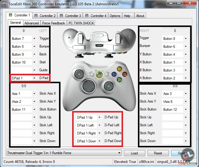 Programa emulador de joystick