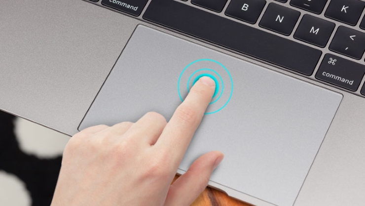 O touchpad é um touchpad.