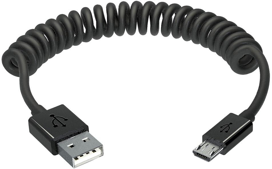 USB til microUSB-kabel.