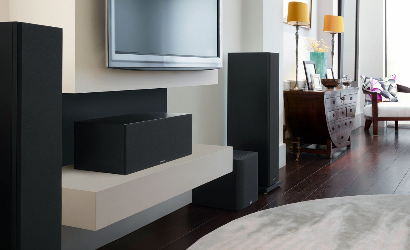 Bandpass subwoofer στο home cinema.