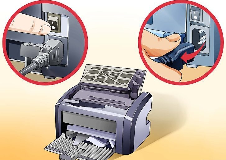 التحقق من اتصال الطابعة.