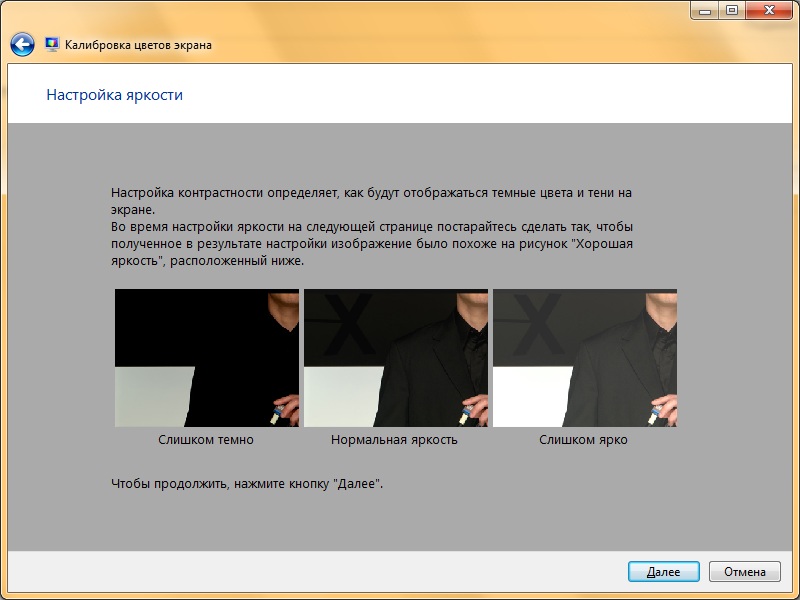 Kalibrace barev obrazovky ve Windows.