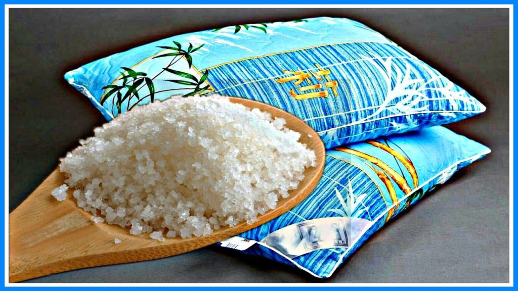 pillow with salt