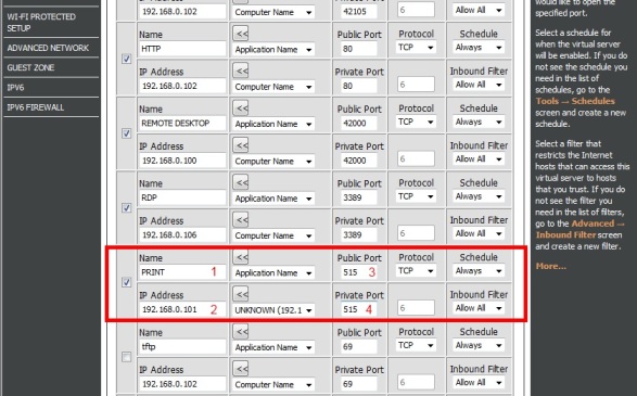 Configurando a impressora