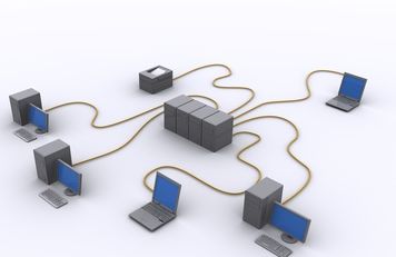 diagrama de rede com fio