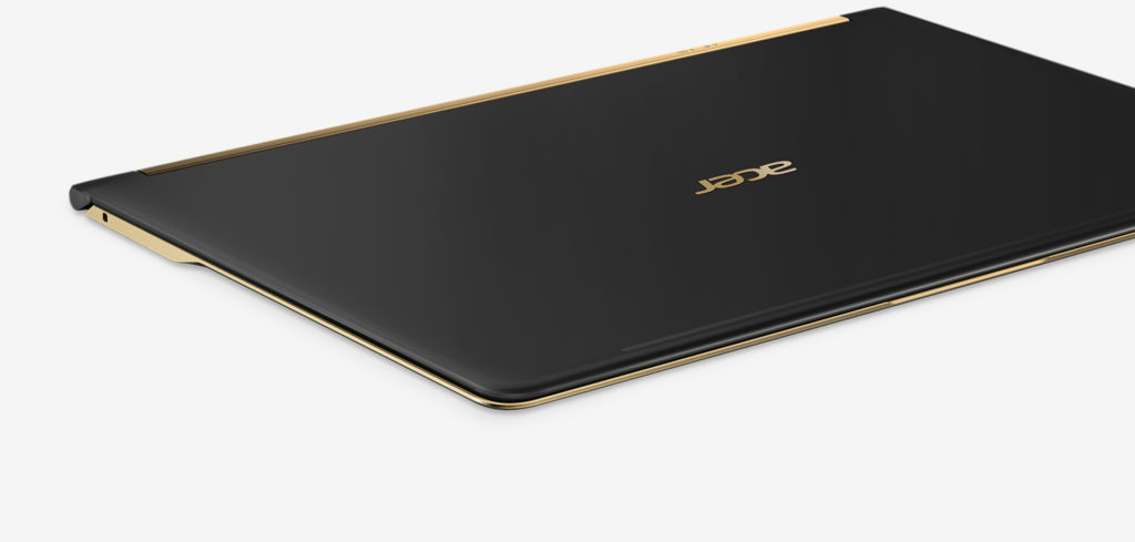 The thinnest laptop from Acer.