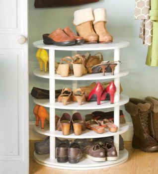 DIY shoe rack