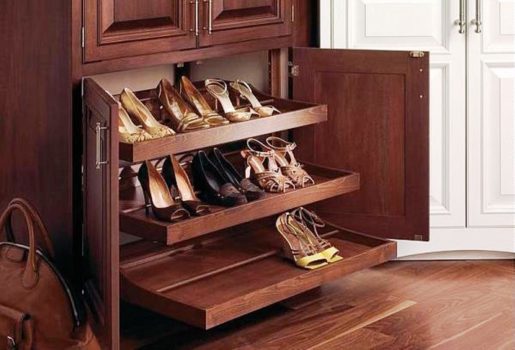 DIY shoe rack