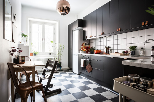 work area in the kitchen