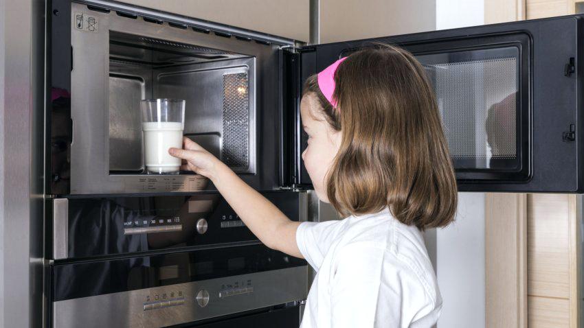 microondas e comida para bebê