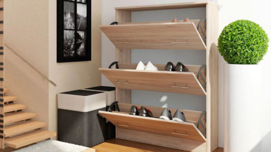 DIY shoe rack