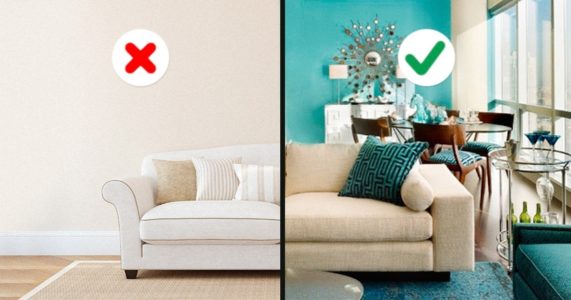 Mistakes when choosing furniture