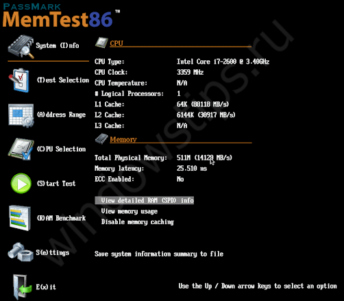 Programang Memtest86