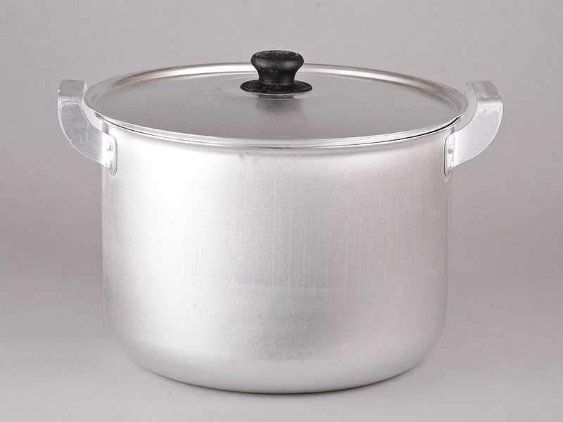 Aluminium pan.