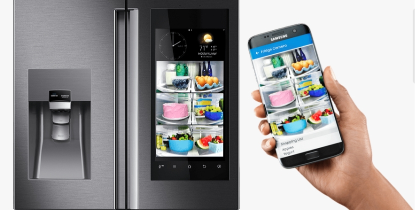 Samsung smart refrigerator.