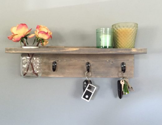 How to make a wall key holder