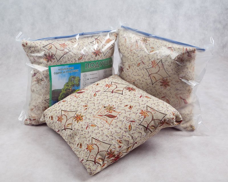 Ecofiber pillow.