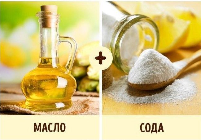 Il rimedio più affidabile: olio + soda