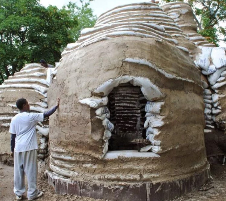 casa ecologica hecha de bolsas