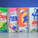 diversos detergents en pols