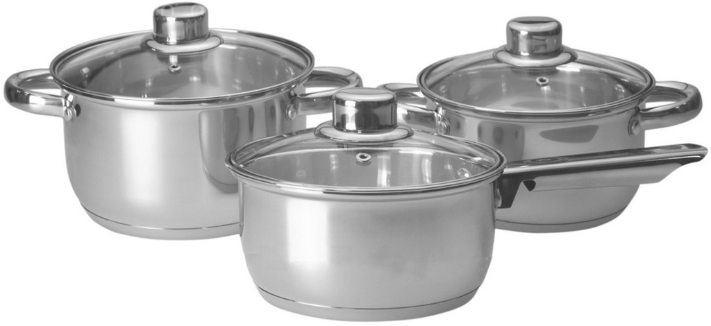 thick-bottomed pans