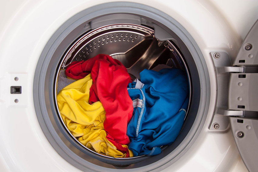 linge dans la machine