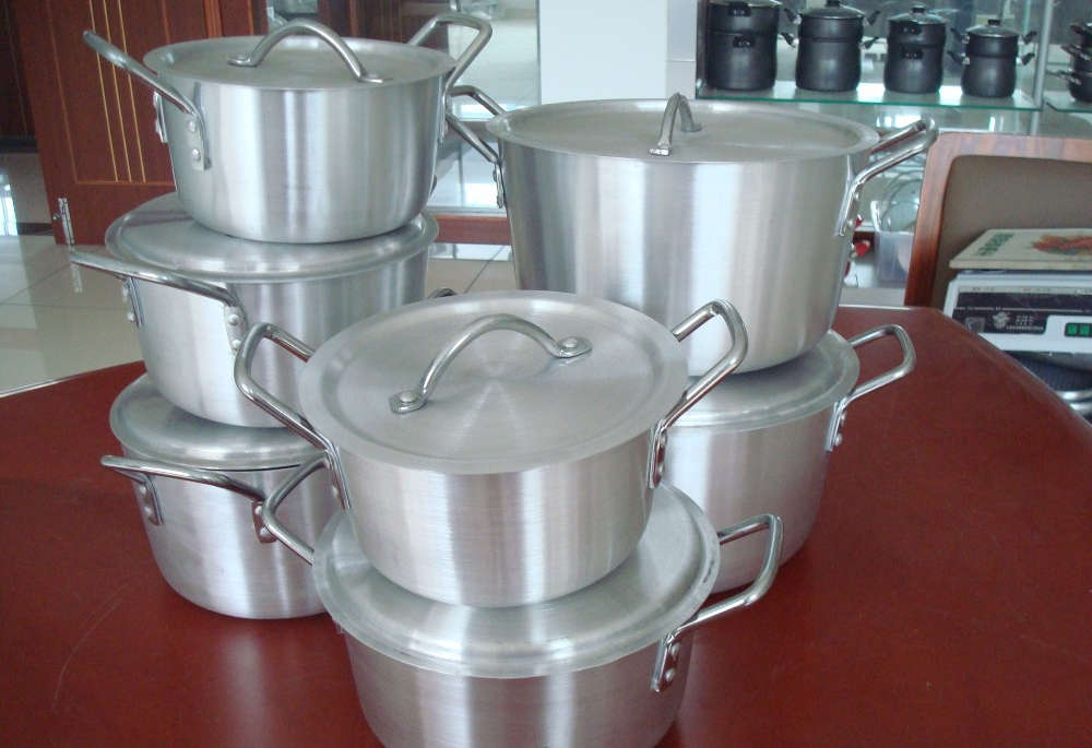 Aluminium pan.