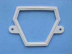 Trapezoidal gaskets.