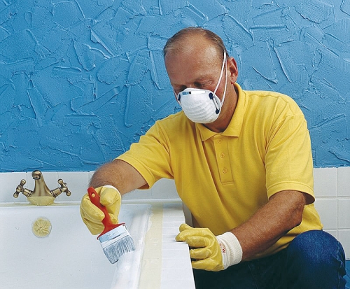 Bathroom restoration.