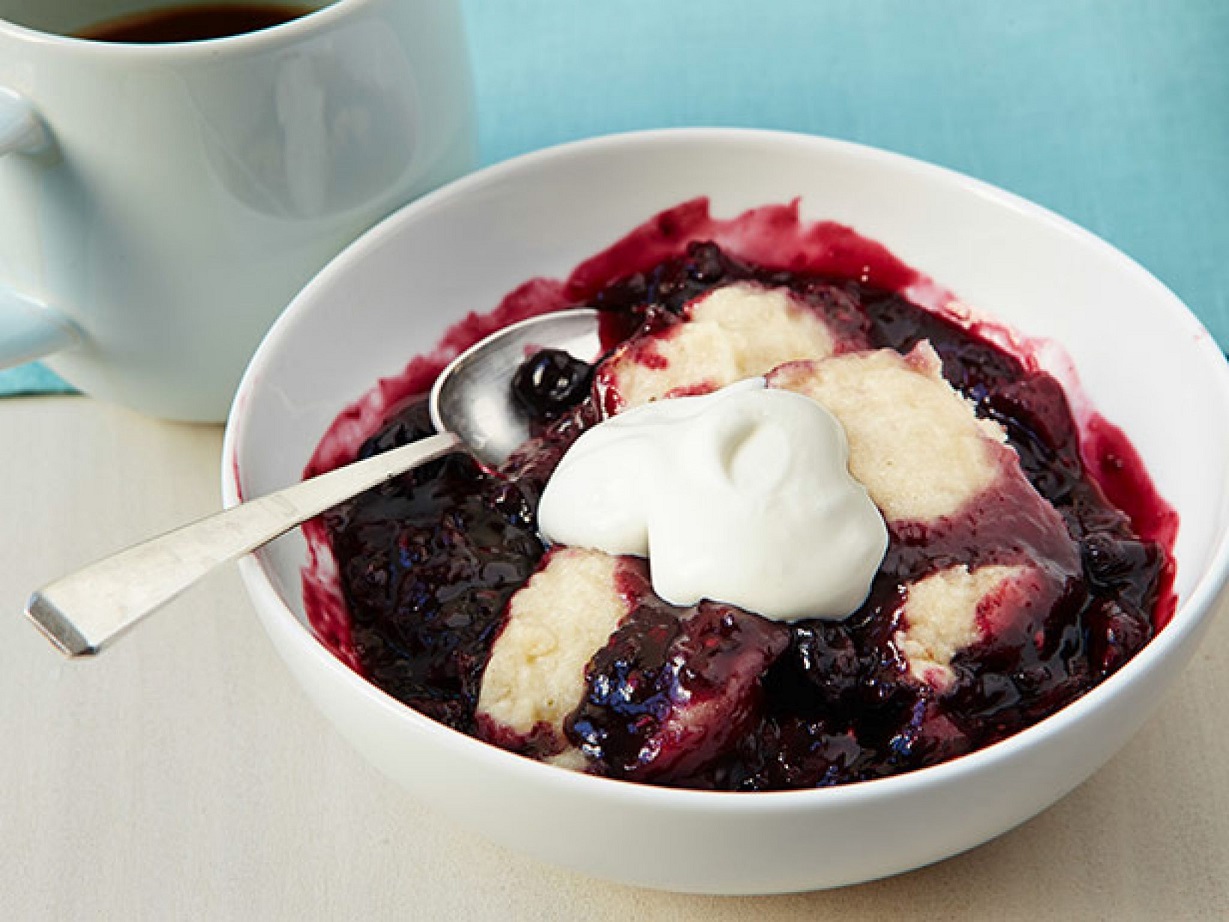 Dessert und Löffel