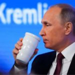 The thermos glass that surprised the Russian President