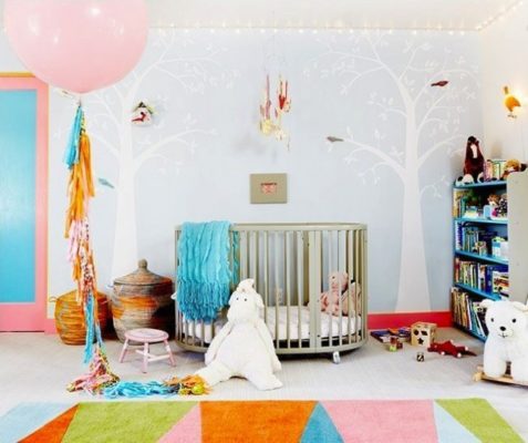 Luxury mula sa duyan: celebrity children's rooms