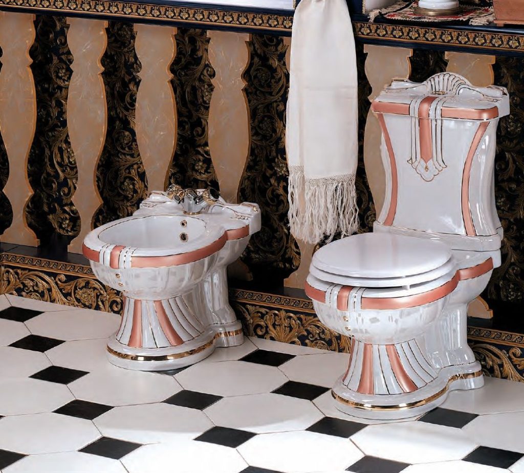 Porcelán WC.