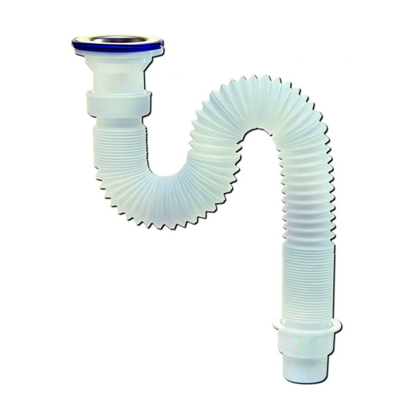 Corrugated siphon.