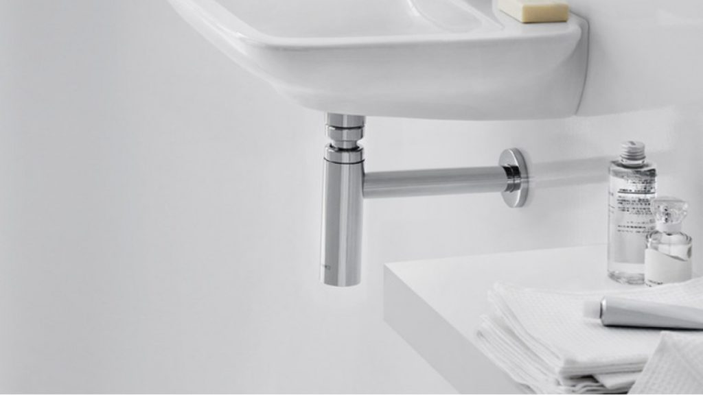 Hansgrohe siphon.