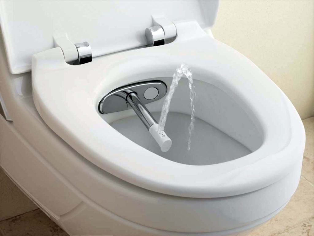 Coperchio bidet per WC.