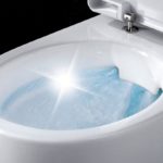 Rimless toilet.