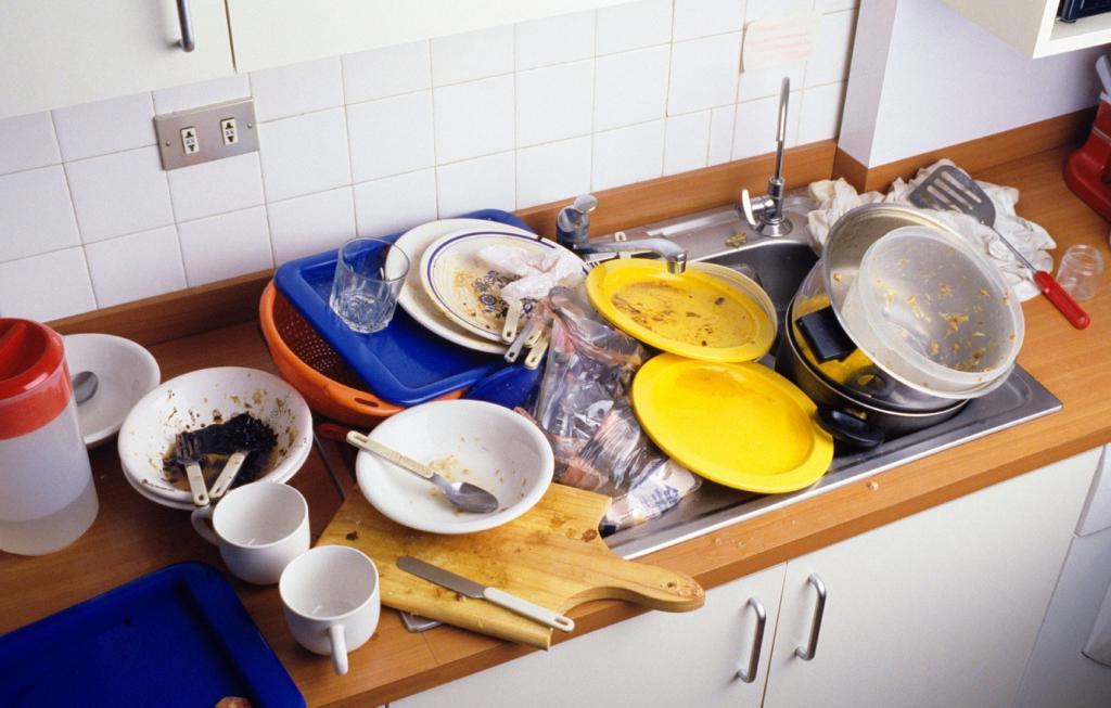 Why you shouldn't leave dirty dishes overnight