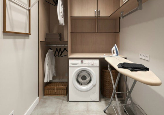 Wardrobe washing machine