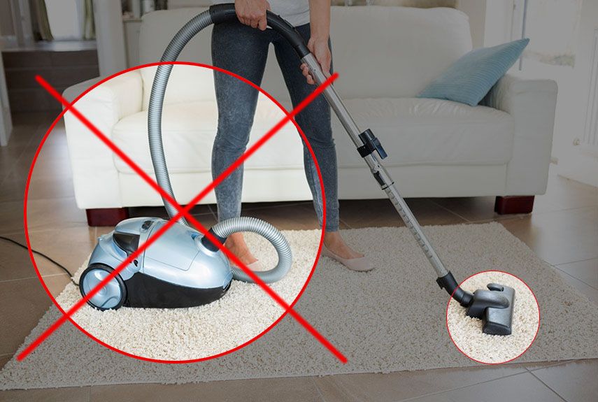 What not to vacuum