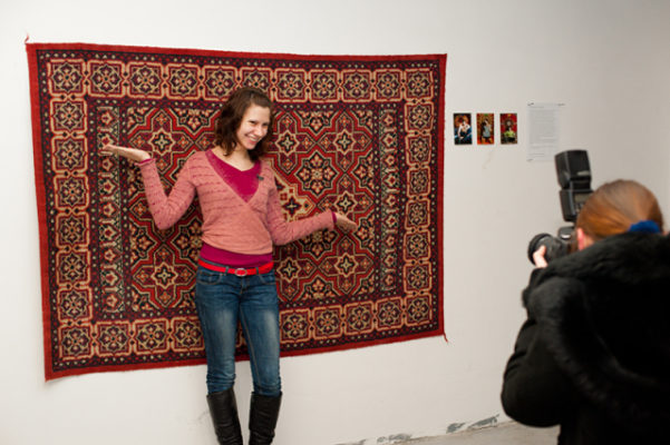 Why did they hang carpets on walls in the USSR?