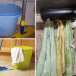 Where to store cleaning rags