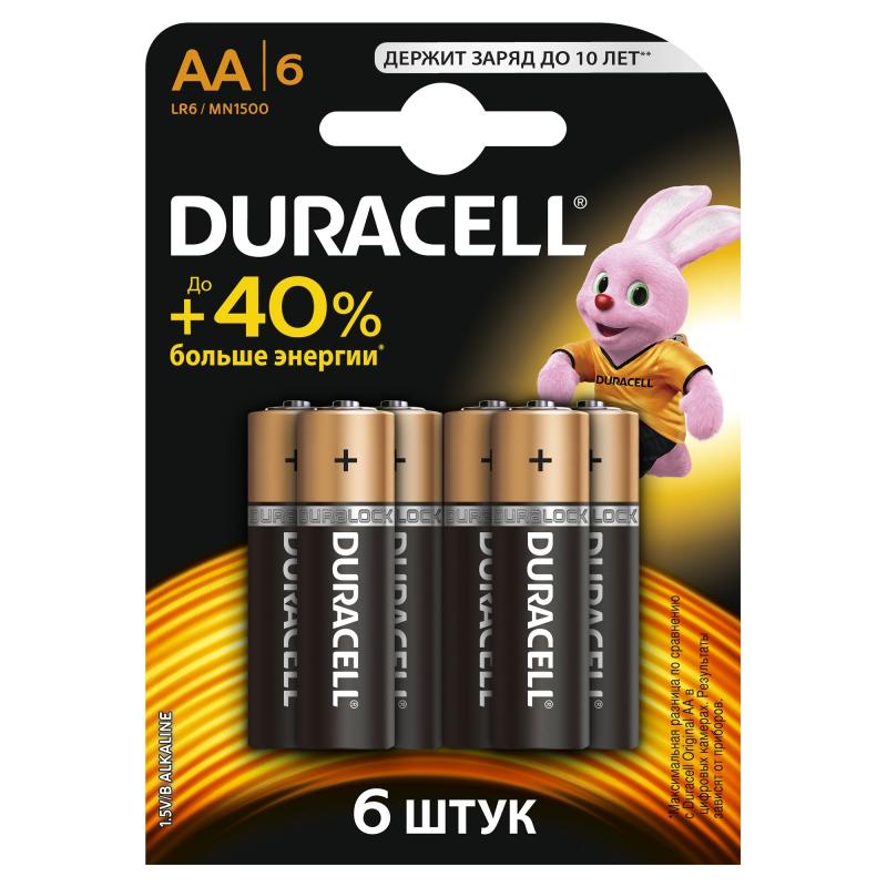 Duracell-alkalinebatterijen.