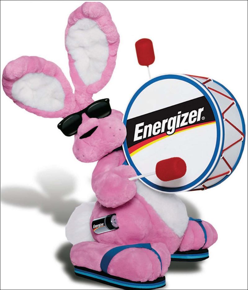 Lapin d'Energizer.