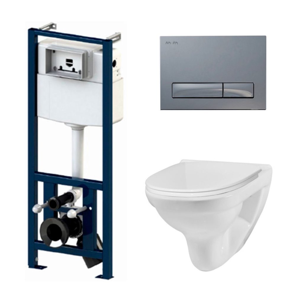 Toilet kit with installation.