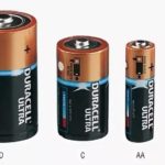 Types of alkaline batteries.